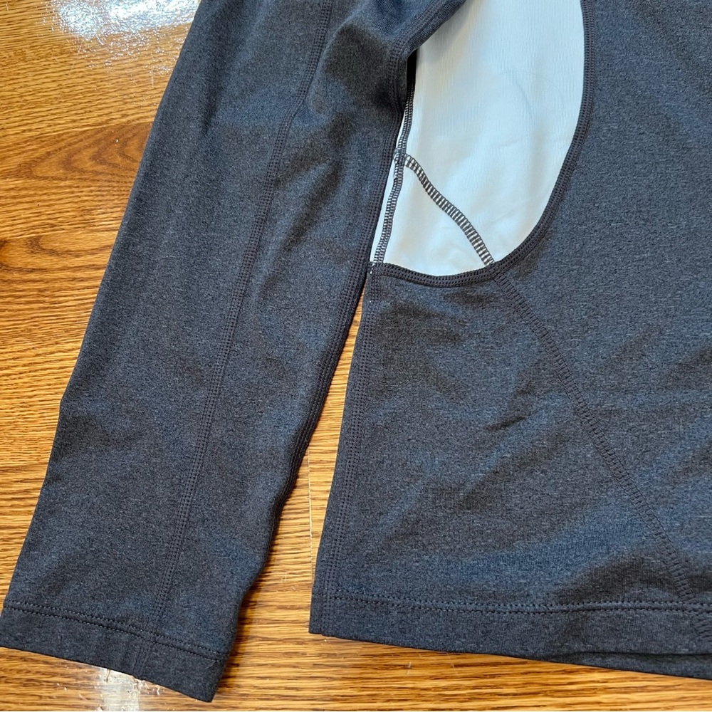 Paradox Grey 1/4 Zip Base Layer Longsleeve - Picture 6 of 14